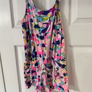 Girls Lilly Pulitzer -6/7- Colorful Abstract Print Romper